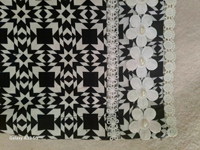 Black Floral 2PC - Image 2