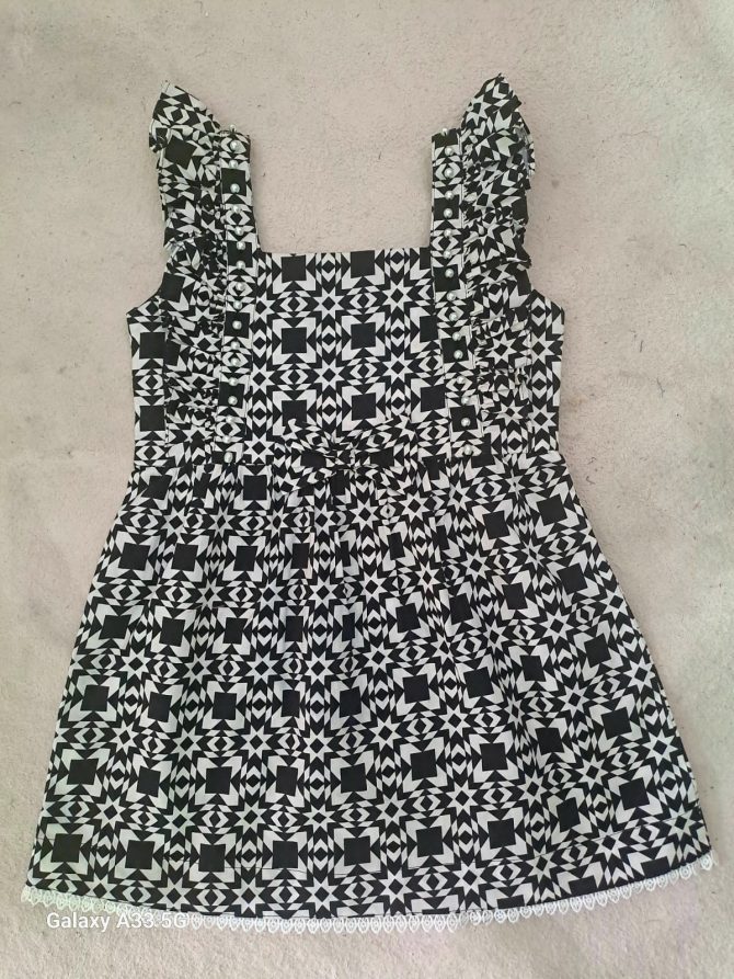 Black Floral Frock - Image 2