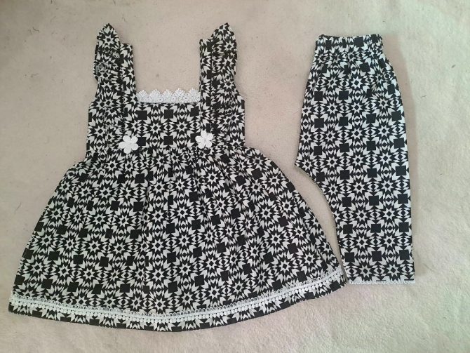 Black Floral Frock