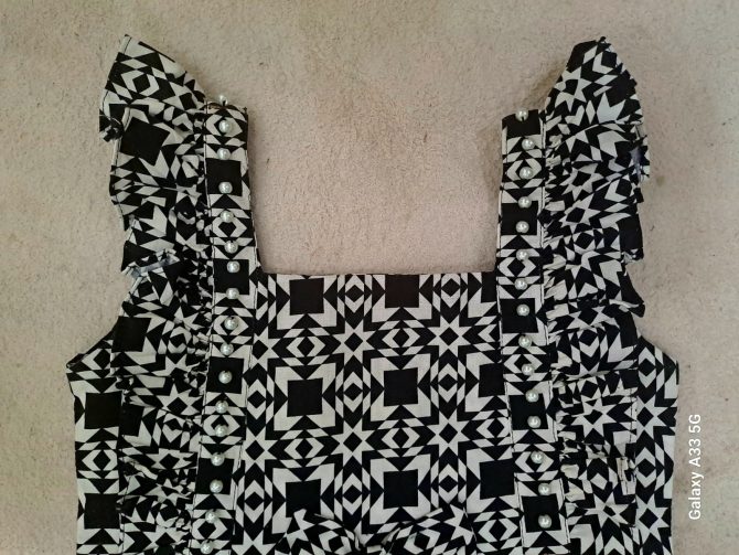 Black Floral Frock - Image 3